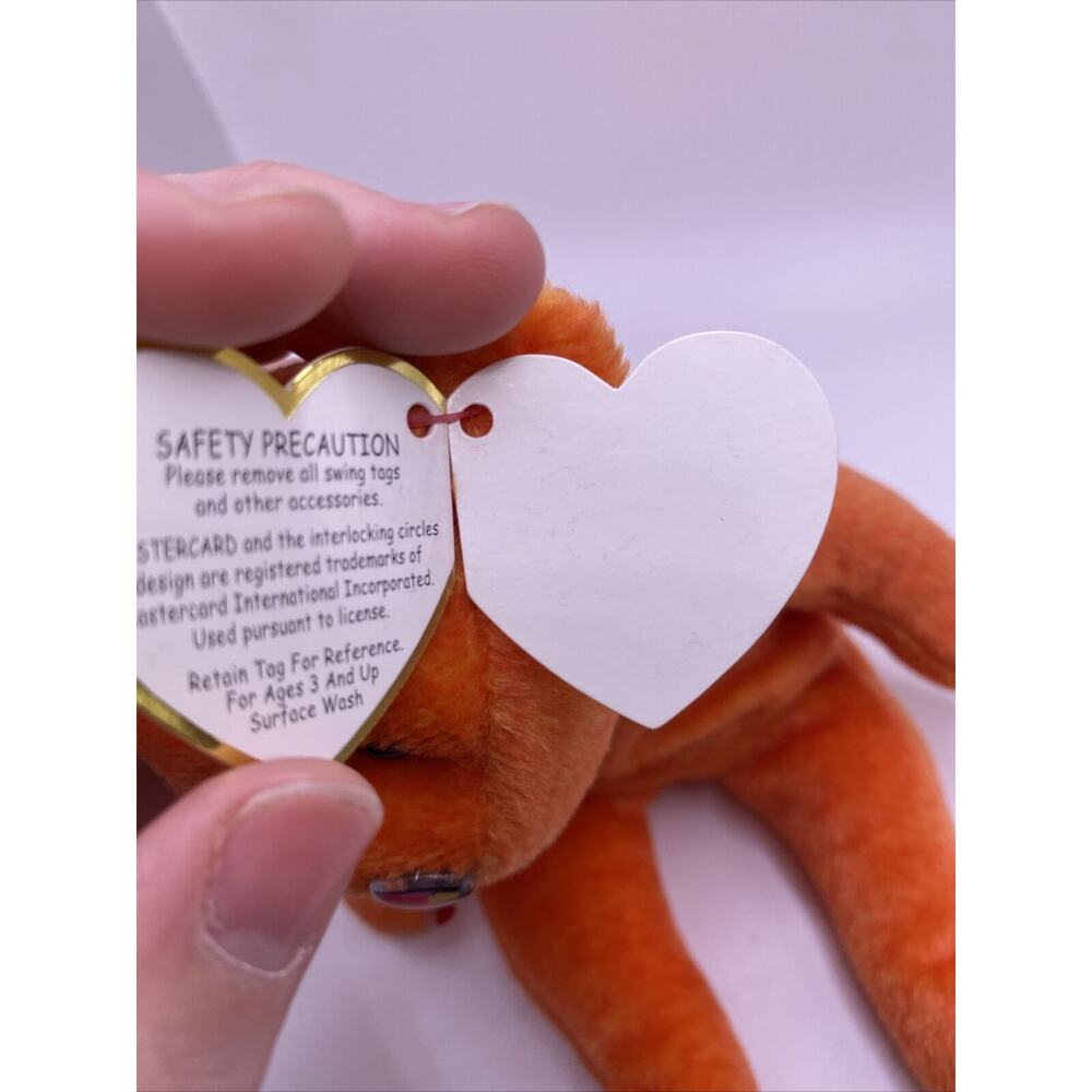 TY M.C. VIII (MASTERCARD 8) BEANIE BABY BEAR- MWMT- 2008- RARE! - Picture 5 of 9